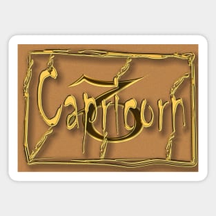 Capricorn, zodiac sign Sticker